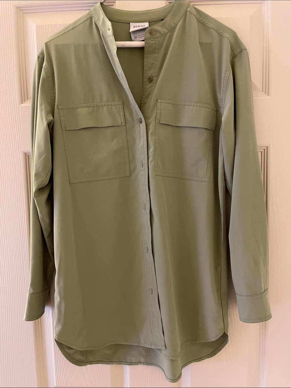 Prana Sage Green Women's Crew Neck Top